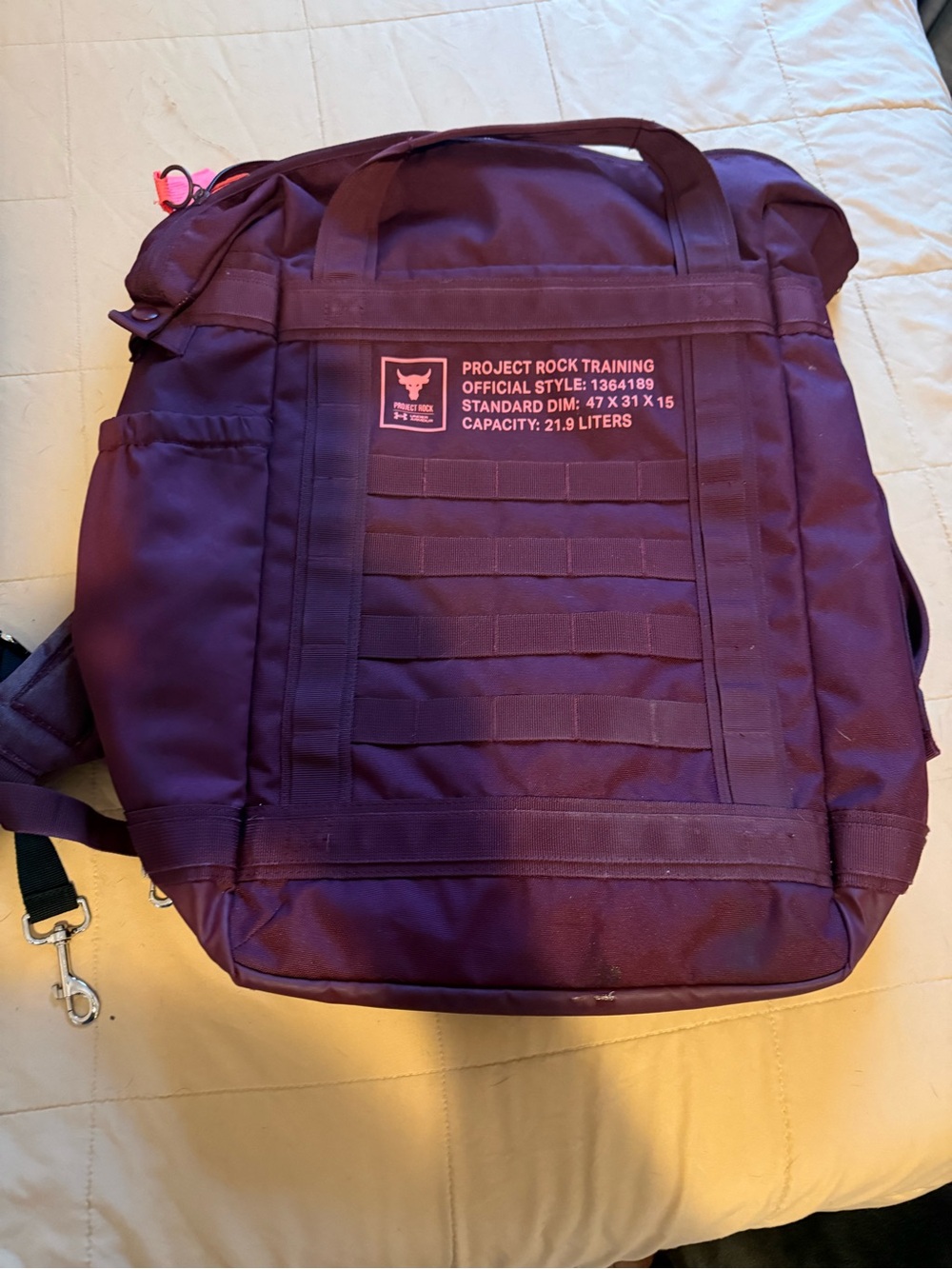 Training Men’s Purple Gym Backpack
